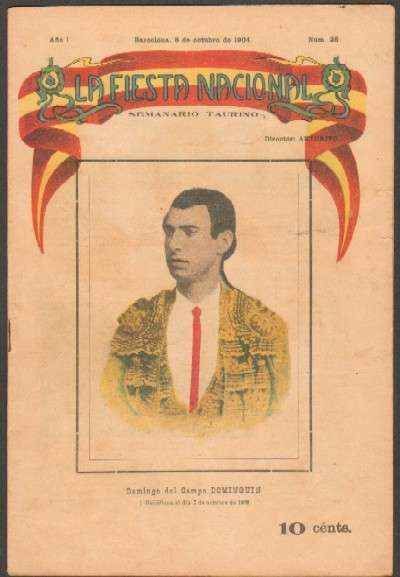 REVISTA LA FIESTA NACIONAL. SEMANARIO TAURINO Nº28