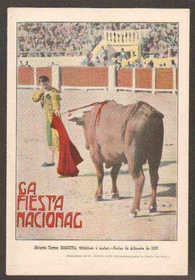 REVISTA LA FIESTA NACIONAL. SEMANARIO TAURINO Nº131. RICARDO TORRES BOMBITA