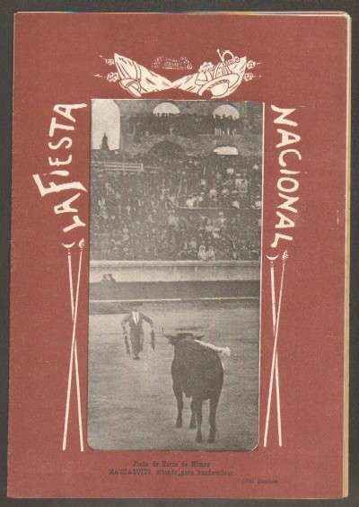 REVISTA LA FIESTA NACIONAL. SEMANARIO TAURINO Nº140. MACHAQUITO. PLAZA DE TOROS DE NIMES