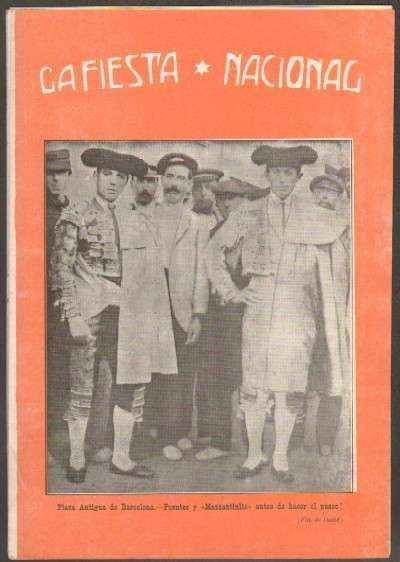 REVISTA LA FIESTA NACIONAL. SEMANARIO TAURINO Nº145. FUENTES Y MAZZANTINITO ANTES DEL PASEO