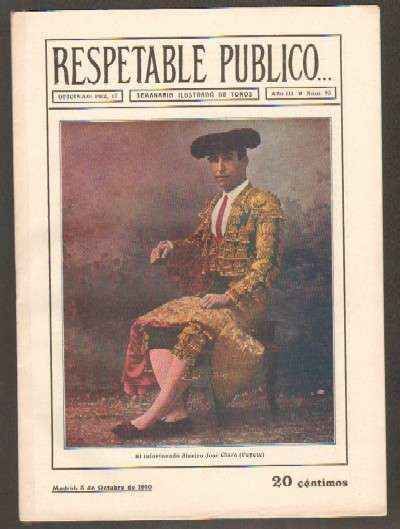 REVISTA RESPETABLE PUBLICO…Nº93. JOSE CLARO PEPETE