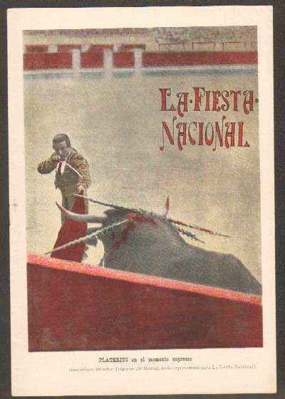 REVISTA LA FIESTA NACIONAL. SEMANARIO TAURINO Nº121. PLATERITO