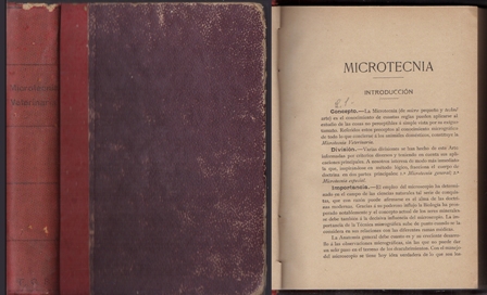 ELEMENTOS DE MICROTECNIA VETERINARIA.