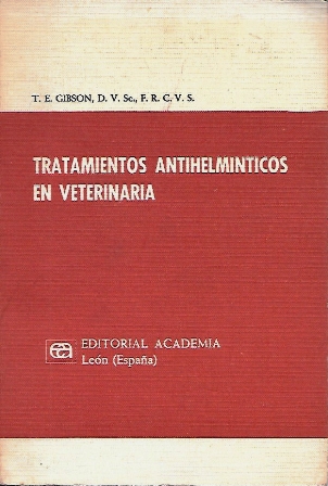 TRATAMIENTOS ANTIHELMINTICOS EN VETERINARIA