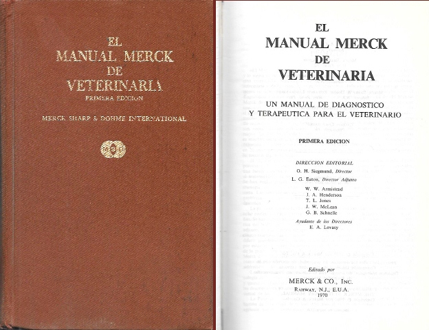EL MANUAL MERCK DE VETERINARIA PRIMERA EDICION