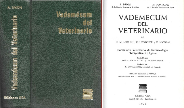 VADEMECUM DEL VETERINARIO