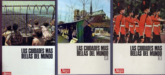 LAS CIUDADES MAS BELLAS DEL MUNDO - BLANCO Y NEGRO 4 TOMOS.