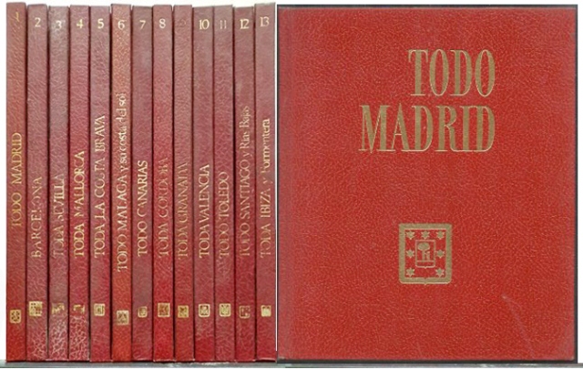 COLECCIÓN TODA ESPAÑA 13 TOMOS (ESCUDO DE ORO)