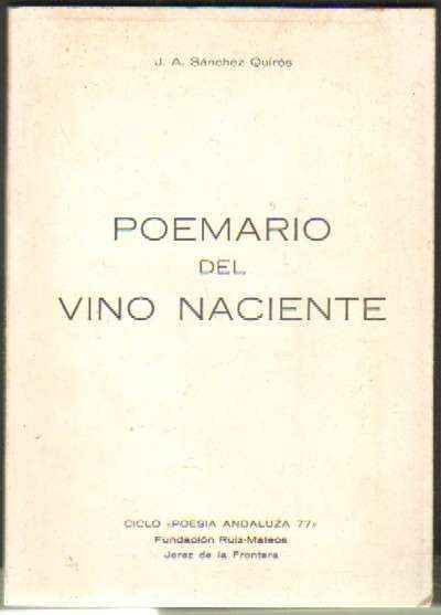 POEMARIO DEL VINO NACIENTE