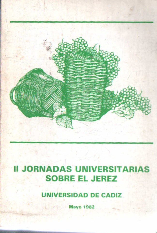 II JORNADAS UNIVERSITARIAS SOBRE EL JEREZ