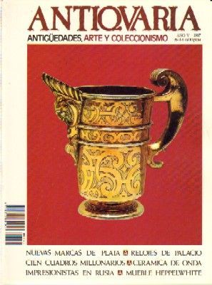 REVISTA GALERIA ANTIQUARIA OCTUBRE 1987 Nº 44 ARTE CONTEMPORANEO, ANTIGUEDADES, SUBASTAS, COLECCIONISMO