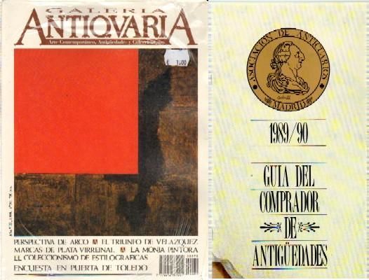 REVISTA GALERIA ANTIQUARIA FEBRERO 1990 Nº 70 ARTE CONTEMPORANEO, ANTIGUEDADES, SUBASTAS, COLECCIONISMO