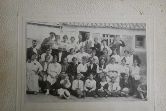 FOTOGRAFIA ANTIGUA FOTO REUNION 21X26,3CM FOTOGRAFO EMILIO DE PAZ AÑOS 20 MADRID