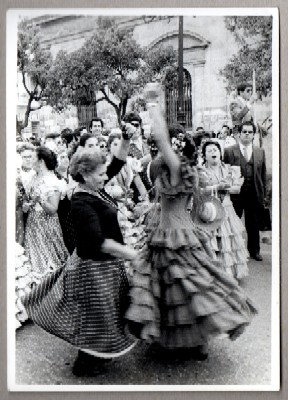 FOTOGRAFIA DE HDAD. DE SEVILLA CAMINO DEL ROCIO. CON FOTOGRAFO, RUESGA BONO.