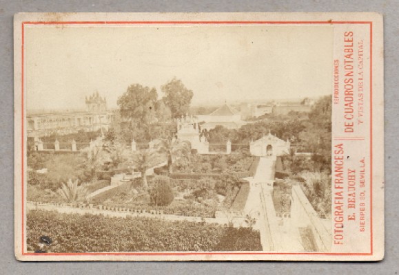 FOTOGRAFIA VISTA DE SEVILLA. FOTOGRAFO E. BEAUCHY, SEVILLA.