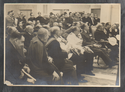 FOTOGRAFIA VISITA DE  FRANCO A CADIZ  15 OCTUBRE 1953, FOTOGRAFO MOVELLAN.