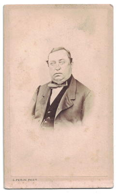 FOTOGRAFIA SEÑOR, FOTO E. PERIN (PARIS) SOBRE 1880.