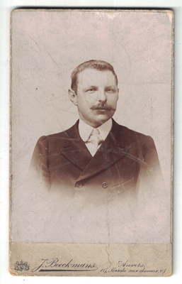 FOTOGRAFIA DE CABALLERO,FOTO BECKMANS. SOBRE 1900.
