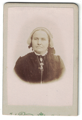 FOTOGRAFIA DE SEÑORA. FOTO JULES CEUENS (LIERRE). SOBRE 1880.