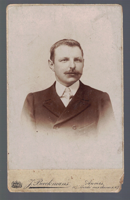 FOTOGRAFIA DE SEÑOR. FOTO BEECKMANS (ANVERS). SOBRE 1900.