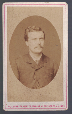 FOTOGRAFIA DE SEÑOR. FOTO ALPH SCHEFFERMEYER (MARLINES). SOBRE 1890.