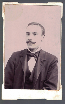 FOTOGRAFIA DE SEÑOR. SOBRE 1900.