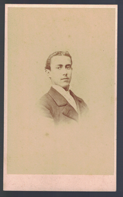 FOTOGRAFIA DE SEÑOR. SOBRE 1890.