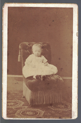 FOTOGRAFIA DE NIÑA. FOTO ANTWEREN, AMBERES. SOBRE 1880.