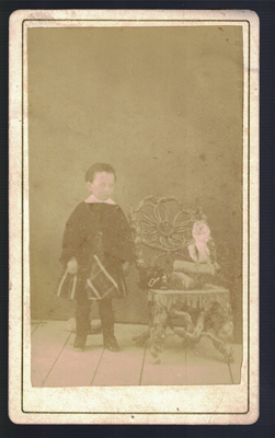 FOTOGRAFIA DE NIÑO. SOBRE 1880.