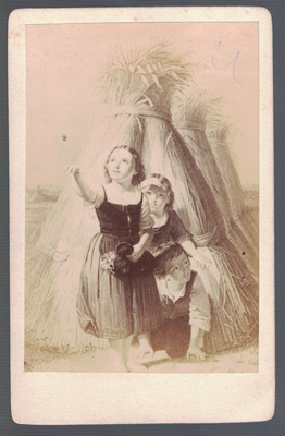 FOTOGRAFIA NIÑAS. SOBRE 1880.