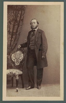 FOTOGRAFIA DE SEÑOR. SOBRE 1890.