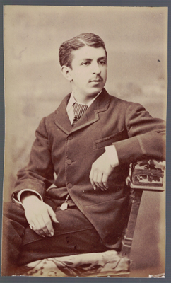 FOTOGRAFIA DE SEÑOR. SOBRE 1900.