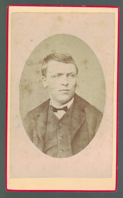 FOTOGRAFIA DE SEÑOR. SOBRE 1890.