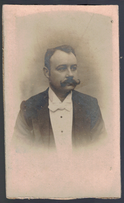 FOTOGRAFIA DE SEÑOR. SOBRE 1900.
