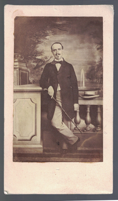 FOTOGRAFIA DE SEÑOR. SOBRE 1890.