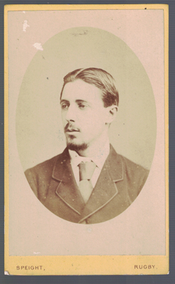 FOTOGRAFIA DE SEÑOR. FOTO SPEIGHT, RUGBY. SOBRE 1880.