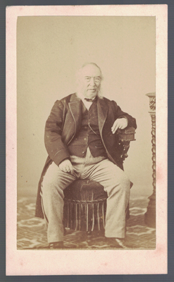 FOTOGRAFIA DE SR. PITMAN. FOTO G. DAUTEZ, GIBRALTAR. SOBRE 1870.
