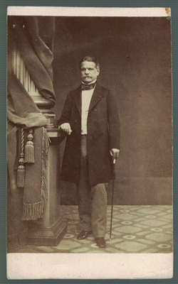 FOTOGRAFIA DE SEÑOR. FOTO A. ALONSO MARTINEZ, MADRID. SOBRE 1900.