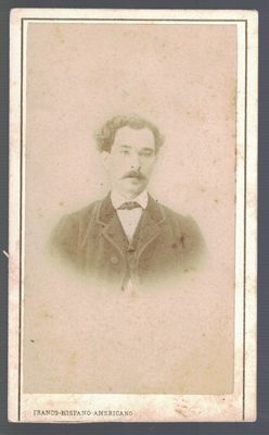 FOTOGRAFIA DE SEÑOR. FOTO FRANCO HISPANO AMERICANO, BARCELONA. SOBRE 1880.