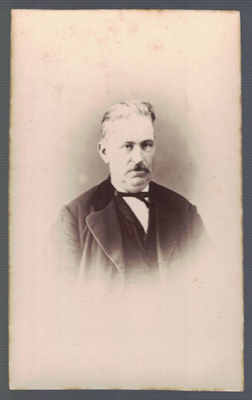 FOTOGRAFIA DE SEÑOR. FOTO OTNAC, BARCELONA. SOBRE AÑO 1880.