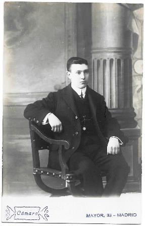 FOTOGRAFIA POSTAL RETRATO DE CABALLERO, SIN CIRCULAR SOBRE 1910 CAMARA-MADRID