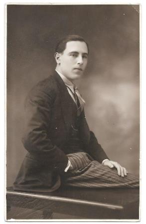 FOTOGRAFIA POSTAL RETRATO DE CABALLERO, ESCRITA SIN CIRCULAR AÑO 1931 FOTO NICUESA