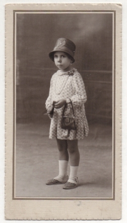 FOTOGRAFIA DE ESTUDIO NIÑA, SOBRE 1930