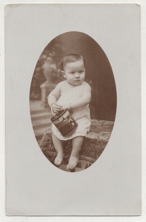 FOTOGRAFIA DE ESTUDIO BEBE, SOBRE 1920