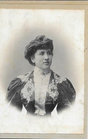 FOTO RETRATO DE SEÑORA FOTO J. SELLIER (CORUÑA) SOBRE 1898