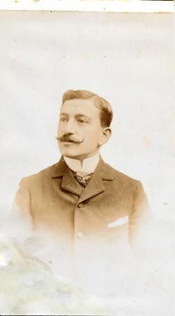 FOTO RETRATO DE CABALLERO (BUSTO), SOBRE 1900. SIN DATOS