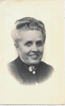 FOTO RETRATO DE SEÑORA, SOBRE 1950. FOTO PORTELA (CORUÑA)