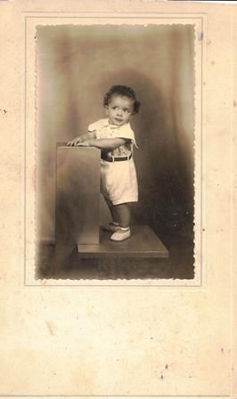 FOTO DE NIÑO - AÑO 1945. FOTO SERRACER (SEVILLA)