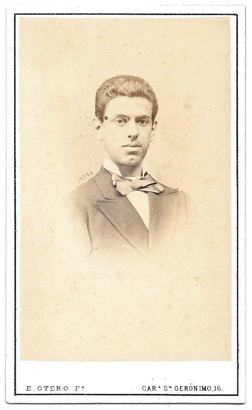 FOTOGRAFIA SEÑOR FOTOGRAFO OTERO, MADRID 1860