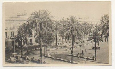FOTO POSTAL SEVILLA PLAZA NUEVA SOBRE 1910